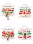 Weihnachten Polymer Ton Armband Weihnachten Bunt Weihnachtsmann Schneeflocke Schneemann Armband Weihnachten Armband Set