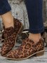 britisch Stil Vier Jahreszeiten Unifarben Spitz Lässig Rückseite Reißverschluss Niedrig Dick Absatz Einzeln Schuhe