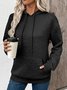 Damen Geblümt Kapuze Jacquard Lässig Frühling/Herbst Langarm Sweatshirt