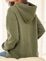 Damen Geblümt Kapuze Jacquard Lässig Frühling/Herbst Langarm Sweatshirt