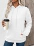 Damen Geblümt Kapuze Jacquard Lässig Frühling/Herbst Langarm Sweatshirt