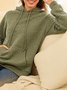 Damen Geblümt Kapuze Jacquard Lässig Frühling/Herbst Langarm Sweatshirt