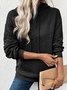 Damen Geblümt Kapuze Jacquard Lässig Frühling/Herbst Langarm Sweatshirt