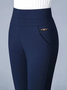 Damen Unifarben Lässig Alle Jahreszeiten Lang Leggings