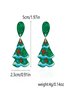 Weihnachten Ohrringe Fashion Acryl Print Weihnachtsbaum Weihnachten Strümpfe Handschuhe Patchwork Ohrringe Weihnachten Urlaub Party Ohrringe