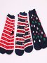 Damen Weihnachten Socken Herbst und Winter Pelz Socken Weihnachtsmann Elch Weihnachtsbaum Schneemann Schneeflocke Gestreift Geschenk Mittelrohr Weihnachten Socken