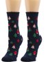 Damen Weihnachten Socken Herbst und Winter Pelz Socken Weihnachtsmann Elch Weihnachtsbaum Schneemann Schneeflocke Gestreift Geschenk Mittelrohr Weihnachten Socken
