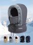 Winter Warm Lei Feng Hut Herren und Damen Ohr-Schutz mit Vlies-Futter Verdickt Radfahren Alles in einem Kältebeständig Gesicht Maske/Nackenwärmer Schnee Hut