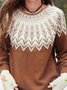 Pullover Große Größen Mantel Lässig Baumwolle Shirts & Blusen