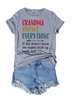 Damen Kurzarm T-Shirts T-Shirt Sommer Buchstabe Baumwolle Rundhals Ausgehen Lässig Oberteile