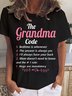 Damen Buchstabe Kurzarm T-Shirts T-Shirt Rundhals Lässig Sommer Oberteile