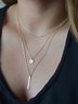 Böhmisch Kette Schicht Turm Halskette