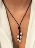 Böhmisch Urlaub Leder Perle Pendant Halskette Western Schmuck