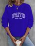Weit Lässig Sweatshirt