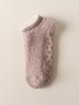 1 Paar Damen Wärme Korallenvlies Silikon Anti-Schleudern Socken für den Boden