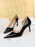 Damen minimalistisch Stiletto-Absatz Seite Hohl Pumps