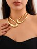 übertrieben Geometrisch Hohl Halsband