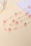 Muttertagsgeschenk Perlenschnalle Halskette Kreis Einfacher Schmuck