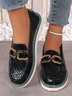 PU Alle Jahreszeiten Flache Schuhe