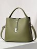 minimalistisch GROSSE KAPAZITÄT Eimer Tasche Mit Abnehmbar Umhängetasche Gurt