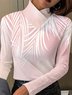 Damen Langarm Bluse Frühling/Herbst Geblümt Print Täglich Ausgehen Retro Oberteile