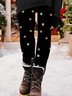 Damen Klein Gänseblümchen Retro Alle Jahreszeiten Lang Leggings