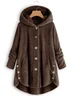 Damen Frühling/Herbst Oberbekleidung Lässig Unifarben Langarm Kapuze Jacke