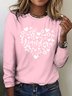 Damen Langarm T-Shirts T-Shirt Frühling/Herbst Kariert Rundhals Retro Oberteile
