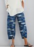 Damen Tier Lang Hose Lässig Frühling/Herbst Hose