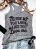 Damen Ärmellos Tanktop Oberteile Leibchen Sommer Wilder Westen U-Ausschnitt Urlaub Lässig Oberteile
