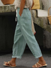 Damen Fischgrät Lang Hose Lässig Frühling/Herbst Hose