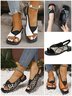 Sommer Geometrisch Ethnisch Gladiator Pantolette