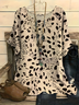 Damen Leopard Kurzarm T-Shirts T-Shirt Rundhals Print Lässig Sommer T-Shirt mit Grafik Oberteile