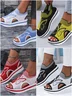 Damen Sommer Neu Freizeit Fliegend Gewebe Hohl Mesh Fisch Mund Strand Damen Sport Stil Pantolette