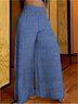 Damen Unifarben Lang Hose Lässig Frühling/Herbst Hose