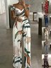 Damen Gestreift Schulterfrei Kurzarm Lässig Sommer Jumpsuit