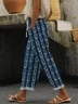 Damen Geometrisch Lang Hose Lässig Frühling/Herbst Hose