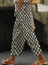 Damen Geometrisch Lang Hose Lässig Frühling/Herbst Hose