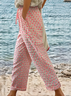 Damen Polka Dots Lang Hose Lässig Frühling/Herbst Hose