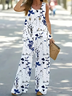Damen Geblümt Print Zweiteiliges Set Täglich Ärmellos Lässig Sommer Mehrteiliges Set Matching Set