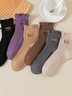 Neu rein Baumwolle japanisch Retro Literarisch Blume Mittlerer Tube Damen Socken Schweißabsorbierend Atmungsaktiv Bestickt Blume Socken