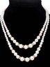 Fashion Nachgemachte Perle Perlen Halskette Temperament Diamant Doppelschicht Perle Pullover Lang Kette Halskette