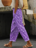 Damen Gestreift Lang Hose Lässig Frühling/Herbst Hose