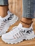 Neu grenzüberschreitend Schuhe für Damen Atmungsaktiv Fliegend Gewebe Sport Schuhe Retro Koreanisch Lässig Sport Schuhe